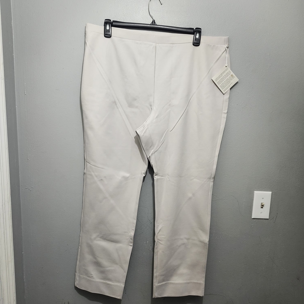 Wynne Layers Cream Women's Pull On Pants Size 2X New With Tags